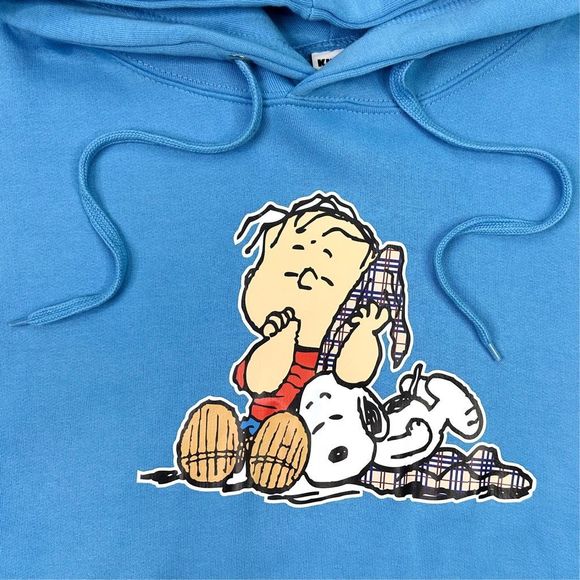 OWNYC Blue Linus & Snoopy Fleece Hoodie - Size XL - Picture 2 of 4